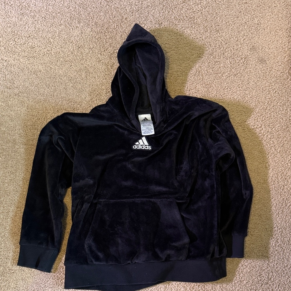 Adidas youth large black Hoodie